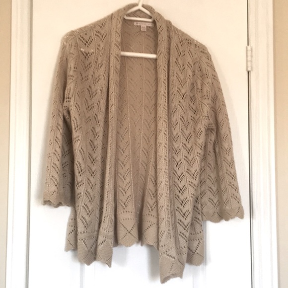 Knit beige cardigan - Picture 2 of 3